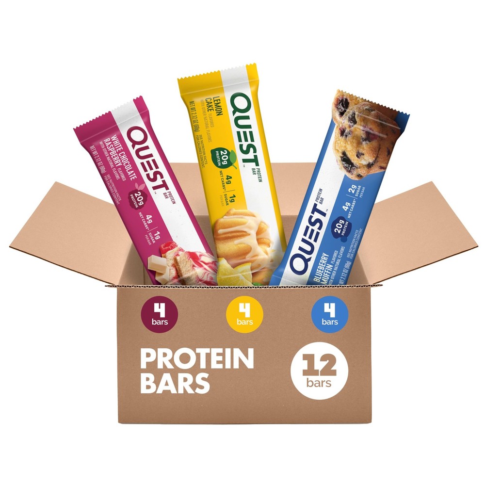 Quest Nutrition Fruit Flavored Variety Pack Protein 12 Count (Pack of 1)