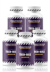CRAZYBULK TREN-MAX | Natural Anabolic Body Building Supplement -60 Caps | Pack-5