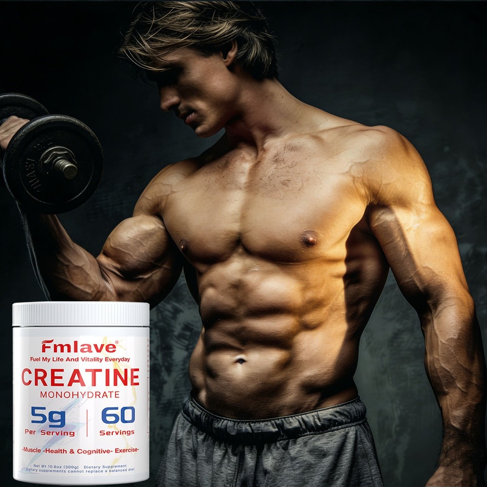Creatine Monohydrate 100% Pure Powder 300g Micronized Increase Strength & Muscle