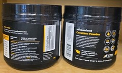 Lot of 2 ForestLeaf Creatine Monohydrate Powder 500g – 100 servings each – 12/28