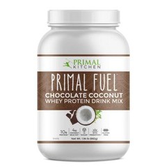 Primal Kitchen Chocolate Coconut Whey Protein Powder Keto Paleo Friendly 1.94lbs