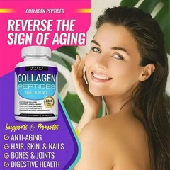 Toplux Collagen Peptides – with Multi-Type Collagen & Vitamins- 90 Pills Premium
