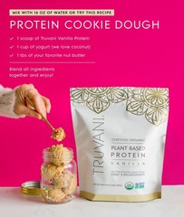 Truvani Vegan Pea Protein Powder Vanilla 20g Organic Plant Based Serving Keto