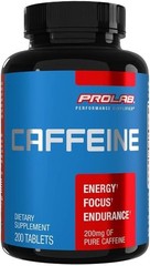 ProLab Caffeine Tablets 200mg – 200ct | Energy Support, Helps Enhance…
