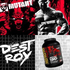 Mutant ISO Surge Whey Protein Powder – 1.6 lb – Vanilla Ice Cream