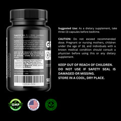 Grow Body- Bodybuilding & Men’s Health Support- 4 Bottles- 360 Capsules