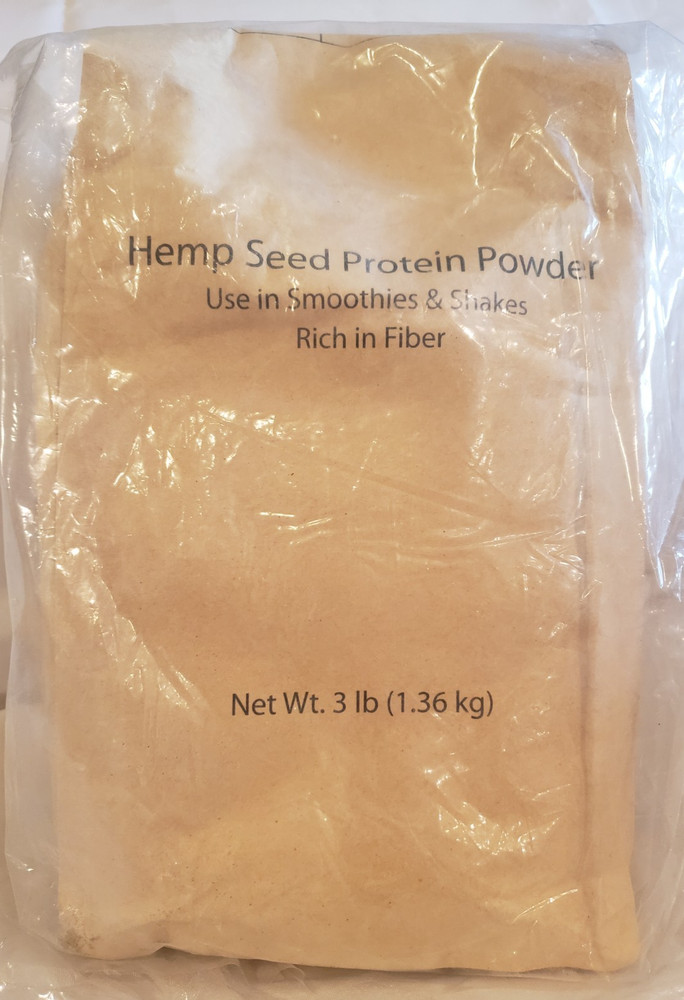 PURE HEMP SEED PROTEIN POWDER 3LB – FACTORY SEALED