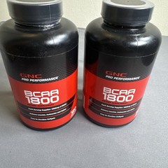 x2 GNC – PRO PERFORMANCE BCAA 1800mg Amino – 240 Caps 40 Serv TOTAL Exp: 11/26