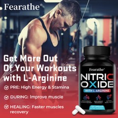 Nitric Oxide Supplement with L-Arginine, L-Citrulline HIGHEST POTENCY