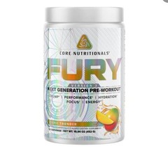Core Nutritionals FURY V2 NEXT GEN PRE 1lb (20-40 Serv) Tropical BEST BY 11/ 26