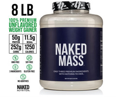 NAKED Mass Weight Gainer Protein Powder, 8 lb, 1250 Calories