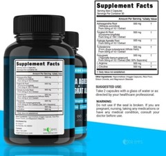 (3 Pack) Testosterone Supplement Booster Capsules Blood Flow Nitric Oxide