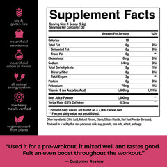 Beet Active–All-Natural Vegan Pre-Workout–Beet Root Powder- Passion Fruit