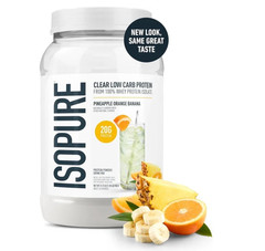 Isopure Infusions Whey Isolate Pineapple Orange Banana 36 Servings 20g Protein