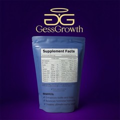 GessGrowth Protein Powder Bodybuilding Supplement 400g Calcium Vitamins Unisex