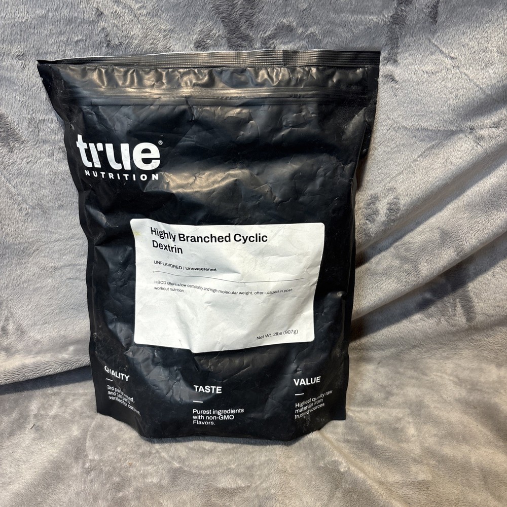 True Nutrition – Highly Branched Cyclic Dextrin – Carbohydrate Powder 2lb 07/27