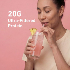 Isopure Clear Low Carb 100% Whey Protein Isolate Powder, Tropical Punch, 14 OZ