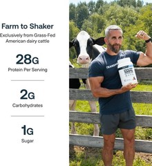 Transparent Labs GrassFed Whey Protein Isolate Natural Flavor, Gluten Free G…