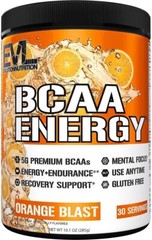 EVL Evlution Nutrition BCAA Energy Amino Acid Pre-Workout Powder – 30 & 65 Srv