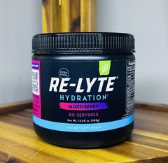 REDMOND Re-Lyte Hydration Electrolyte Mix (Mixed Berry) 13.4 oz /60 Servings