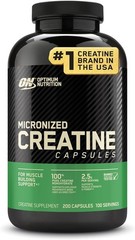 Optimum Nutrition 100% Pure Micronized 2500mg Creatine Monohydrate 200 Capsules