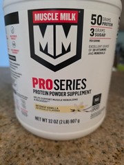 Muscle Milk Pro Series Protein Powder Supplement – Intense Vanilla, exp 3/2027