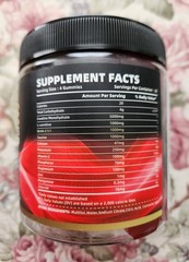 Happyummmm Creatine Monohydrate Gummies X 10 Power ~ Raspberry & Blackberry
