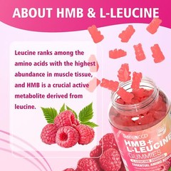 MEENCCD HMB and L-Leucine Gummies 3000mg HMB and Leucine Amino Acid for Muscl…