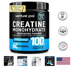100% Pure Micronized Creatine Monohydrate Powder – Unflavored, 10.6oz