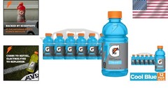 Pack of Frost Thirst Quencher – 12 Fl Oz Cool Blue Bottles for Instant Hydration