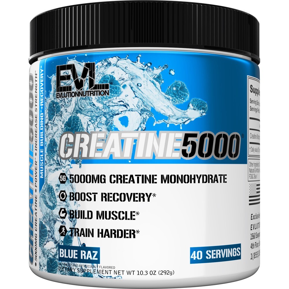 Evlution Nutrition Creatine5000 – 5G Creatine Monohydrate – All Flavors
