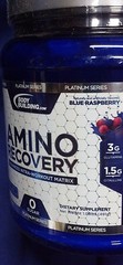 Bodybuilding.com Platinum Series AMINO RECOVERY Blue Raspberry – Exp 10/2024