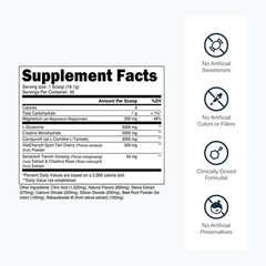 Transparent Labs Post PostWorkout Recovery Muscle Builder with LGlutamine, B…