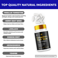 Emperor’s Vigor Tonic Supplement for Men, Male Health Pills (3 Pack)