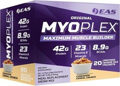 EAS Original Myoplex High Protein Meal Replacement 20 Individual Packs 6 Flavors