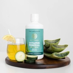 Sunwarrior Liquid Multivitamin Supplements Minerals Aloe Vera Men Women 30 fl oz