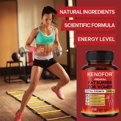 Fat Burner for Women 12,000 mg, Appetite Control, Weight Loss, 120 Capsules