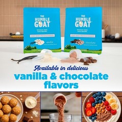 Grass Fed Whey Protein Powder Vanilla 1.5 lb – Made from Goat Milk, Easy to D…