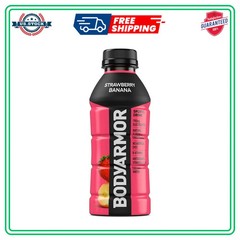 BODYARMOR Sports Drink Strawberry Banana 16 Fl Oz Bottles 12 Pack Hydration