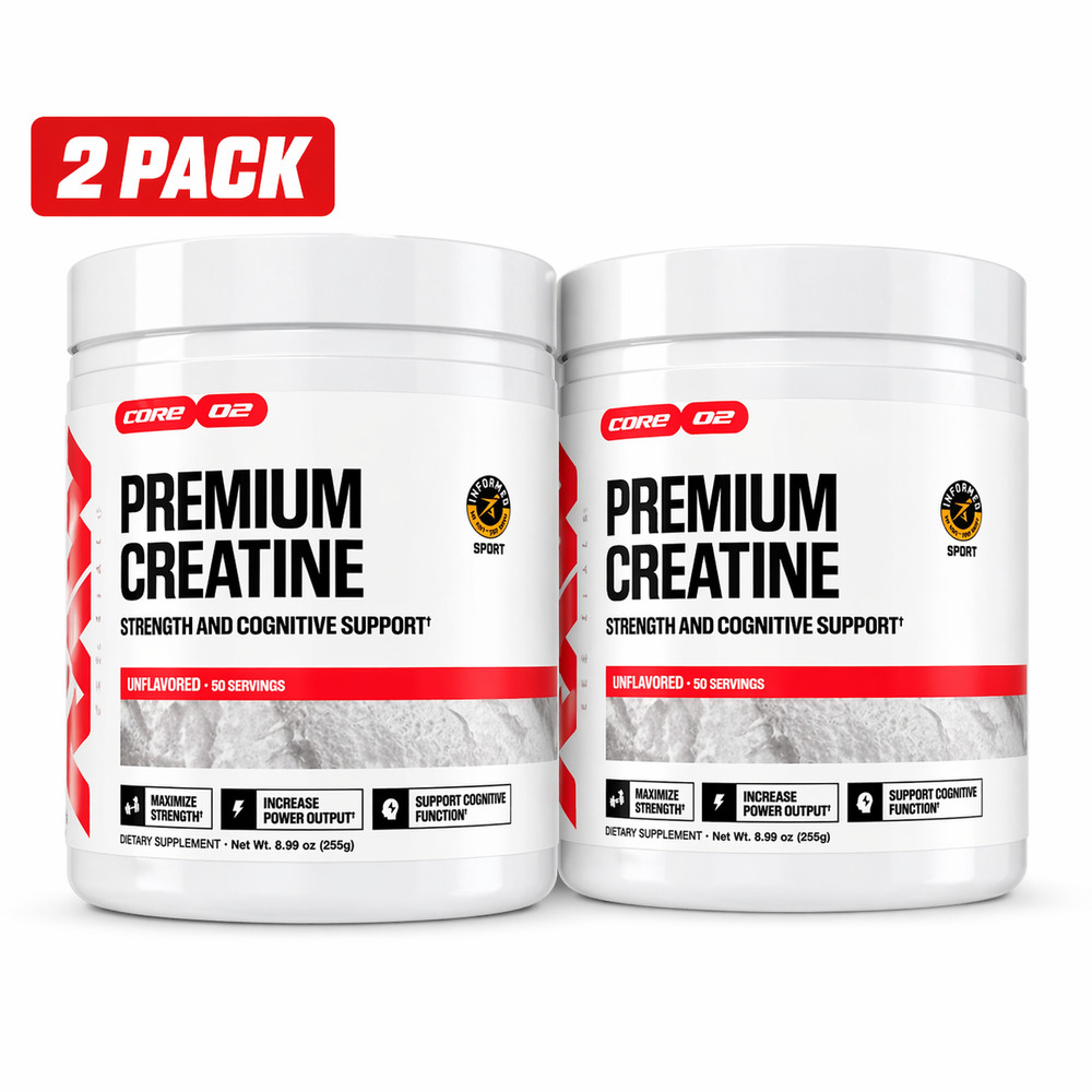 Creatine Monohydrate 2 Pack 8.8oz Unflavored Micronized Powder Exp 2028 Gym