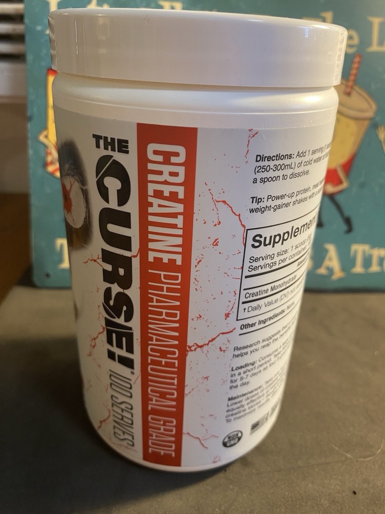 The Curse!®, Creatine, Unflavored, 17.6 oz (500 g)