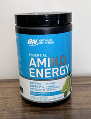 Optimum Nutrition Amino Energy Powder Blueberry Mojito 30 Serv. Expire 10/21/26