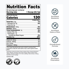 Transparent Labs Grass-Fed Whey Protein Isolate – Natural Flavor, Gluten Free Gr