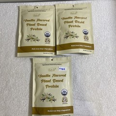 Lot Of 3, Nutri Hut, Plant Based Protein Powder, 6 oz Each Vanilla, (T746)