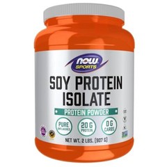 NOW FOODS Soy Protein Isolate Unflavored Powder 2 lbs.