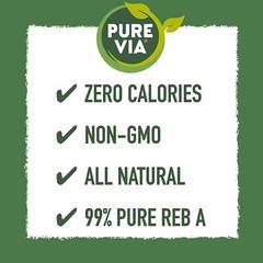 Pure Via Stevia Sweetener 28.2oz (800 packets) 28.21 Ounce (Pack of 1)