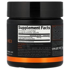 Creatine HCl, Lemon Lime, 2.7 oz (76.42 g)