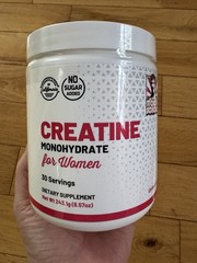 Old School Creatine Monohydrate for Women 243g/8.57oz 30 Servings – Ex: 5/27