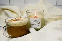 Caramel Coffee Latte Candle with Ring Inside (Surprise Jewelry Valued at $15 …