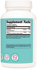 Nutricost Calcium (600mg) + Vitamin D3 (12.5mcg) for Women, 180 Capsules – Vegan